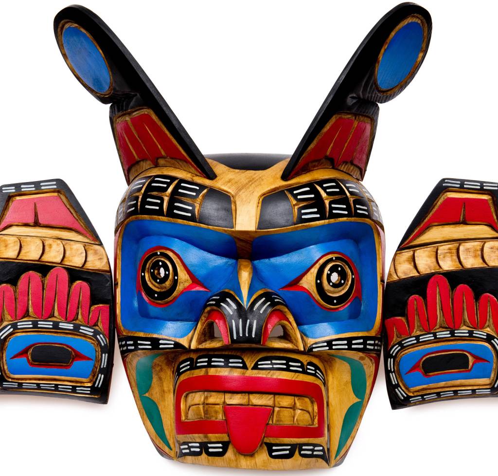Indigenous Art Sisiutl Mask (Two-headed sea serpent)