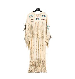 SOLD  Handmade Deerhide Wedding Dress