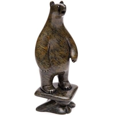 Bear on Human Struggling by Howard Moose (Cree).