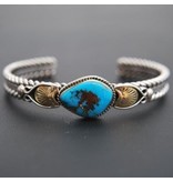 Natural Tyrone Turquoise Bracelet