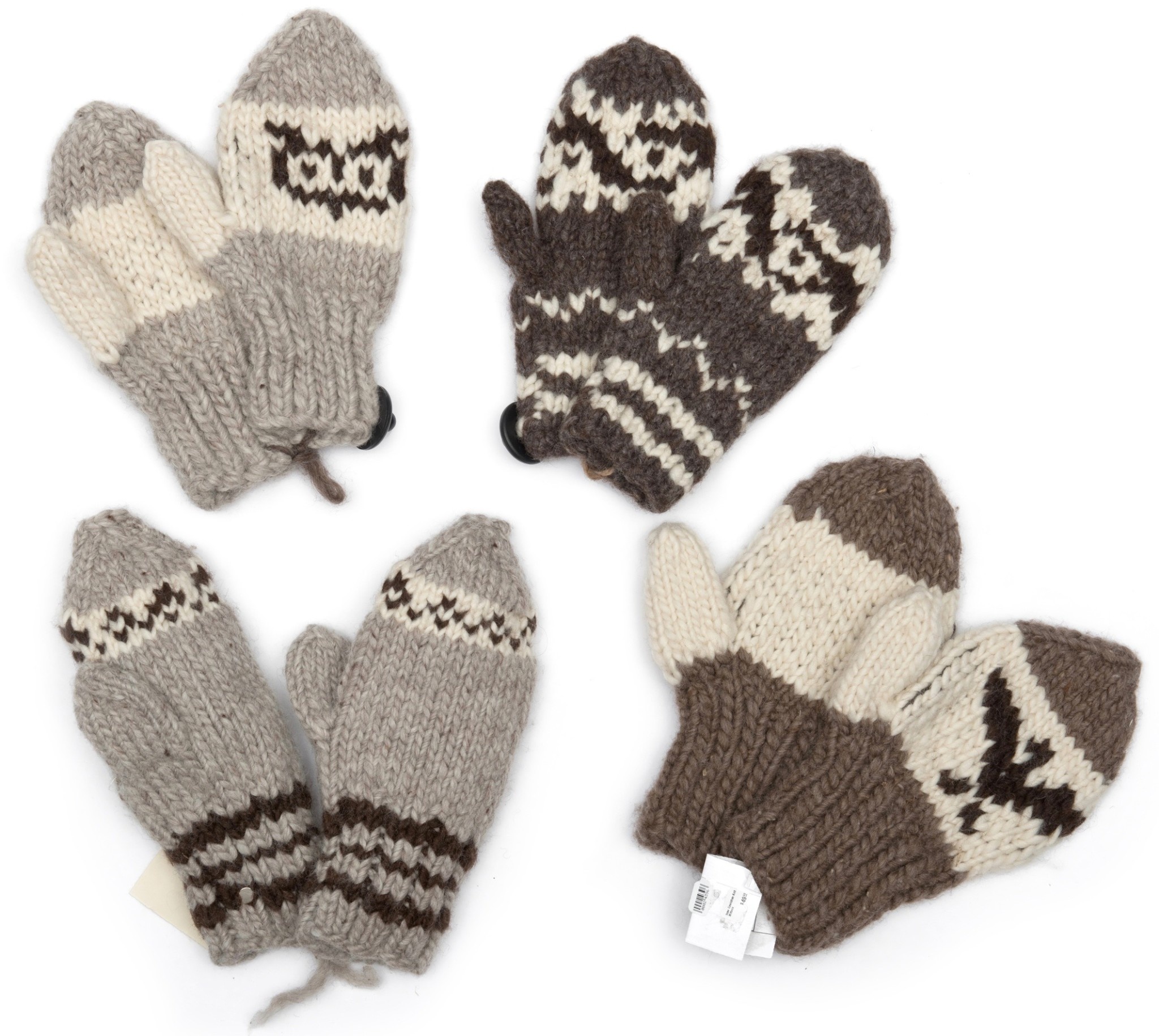 Cowichan Knit Mittens