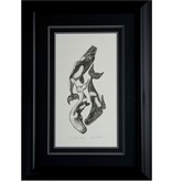 SOLD  Bill Reid 'Three Haida Whales' framed print