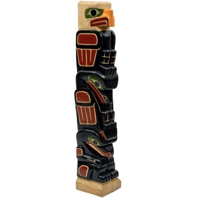 Eagle, Raven, and Bear Totem Pole
