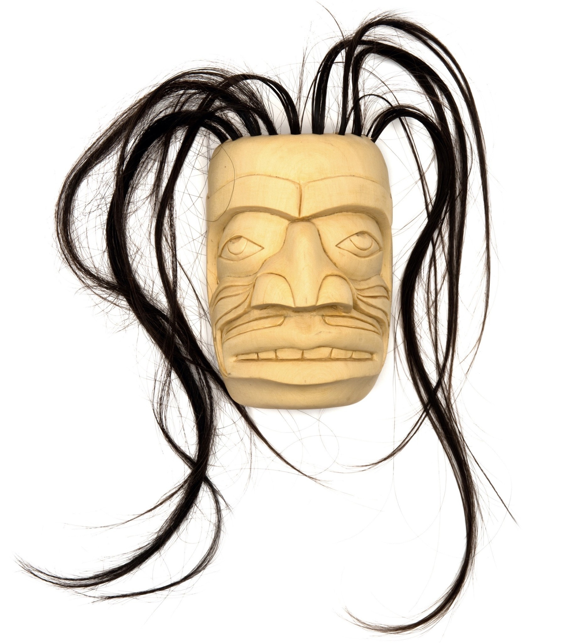 CUSTOM ORDER  6" Miniature Kwak'wak'wakw Human Mask