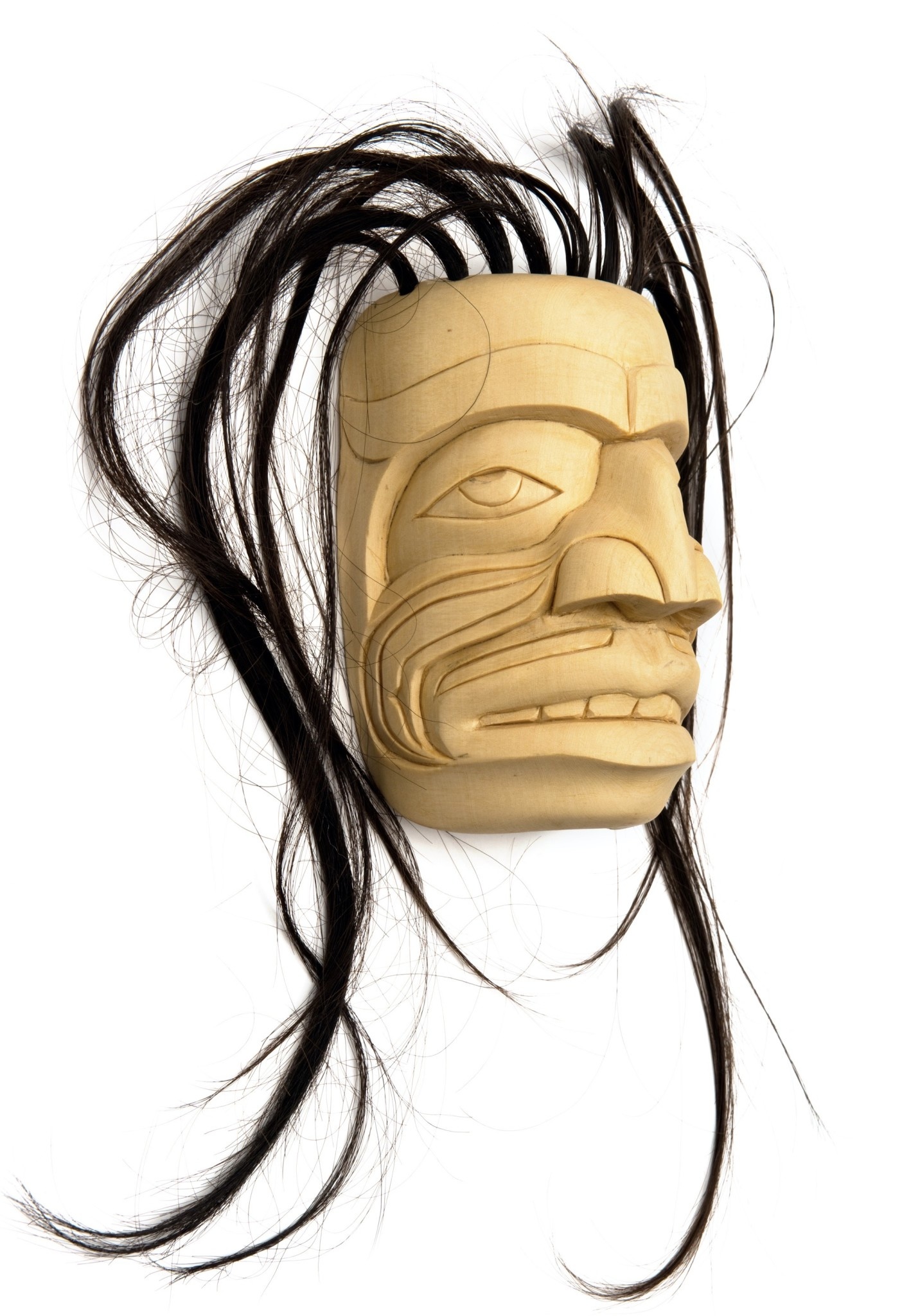 CUSTOM ORDER  6" Miniature Kwak'wak'wakw Human Mask