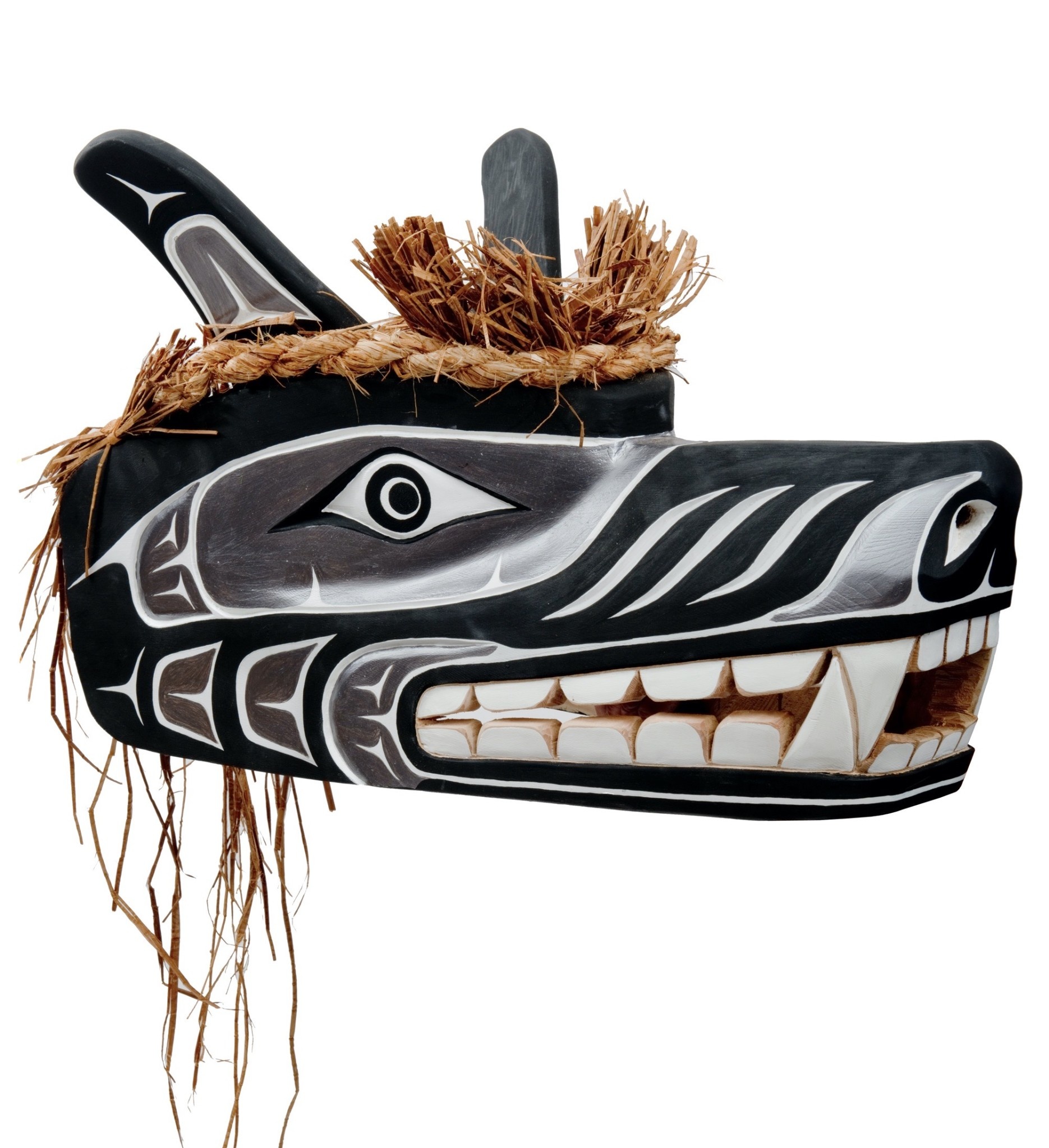 CUSTOM ORDER  Large West Coast Wolf Mask/Headdress