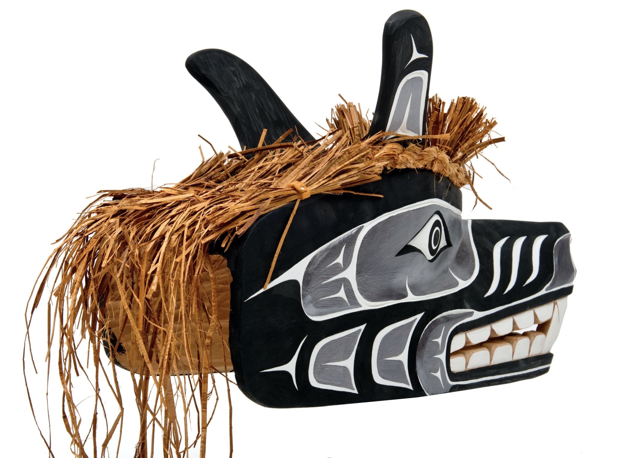 CUSTOM ORDER  Large West Coast Wolf Mask/Headdress