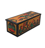 CUSTOM ORDER  Carved and Painted Box (Kwak'waka'wakw)