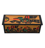 CUSTOM ORDER  Carved and Painted Box (Kwak'waka'wakw)