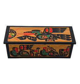 CUSTOM ORDER Carved and Painted Box (Kwak'waka'wakw)