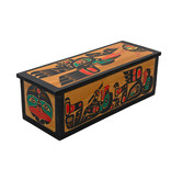 CUSTOM ORDER  Carved and Painted Box (Kwak'waka'wakw)