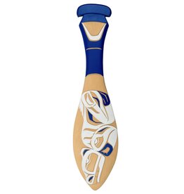 SOLD  2' Nisg'a  Spirit Bear Paddle