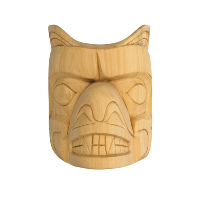 CUSTOM ORDER  Miniature  indigenous Bear Mask (Kwak'waka'wakw)