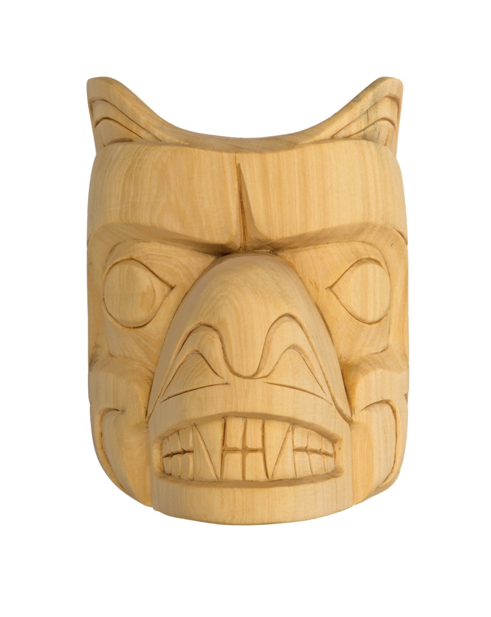 CUSTOM ORDER  Miniature  indigenous Bear Mask (Kwak'waka'wakw)