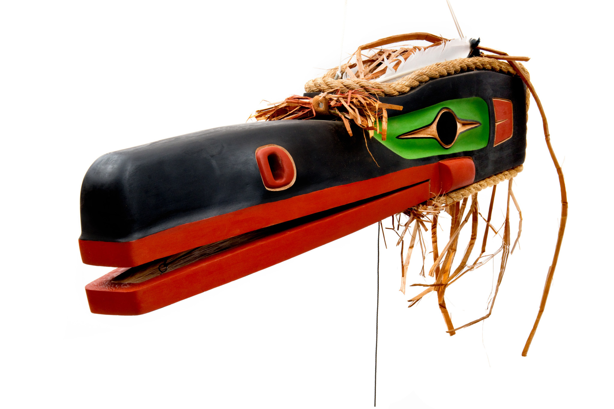 SOLD  Native American Art Raven Mask