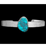 3/8" Tufa Casted Turquoise Bracelet by Terrance Campbell