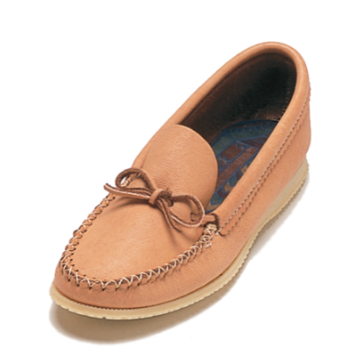 Dark Moosehide Moccasins with Outdoor Sole