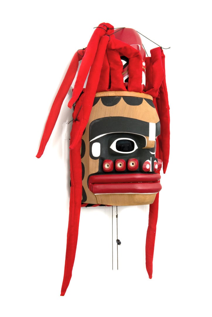 SOLD   Native American Art Octopus Mask