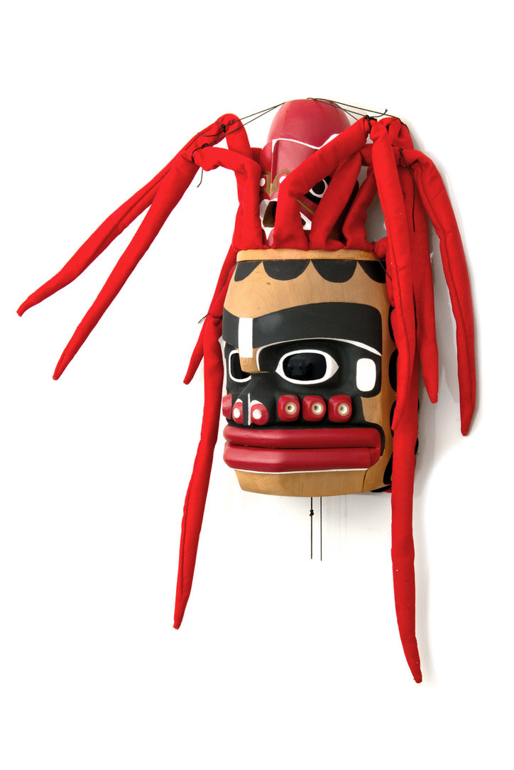 CUSTOM ORDER   Native American Art Octopus Mask