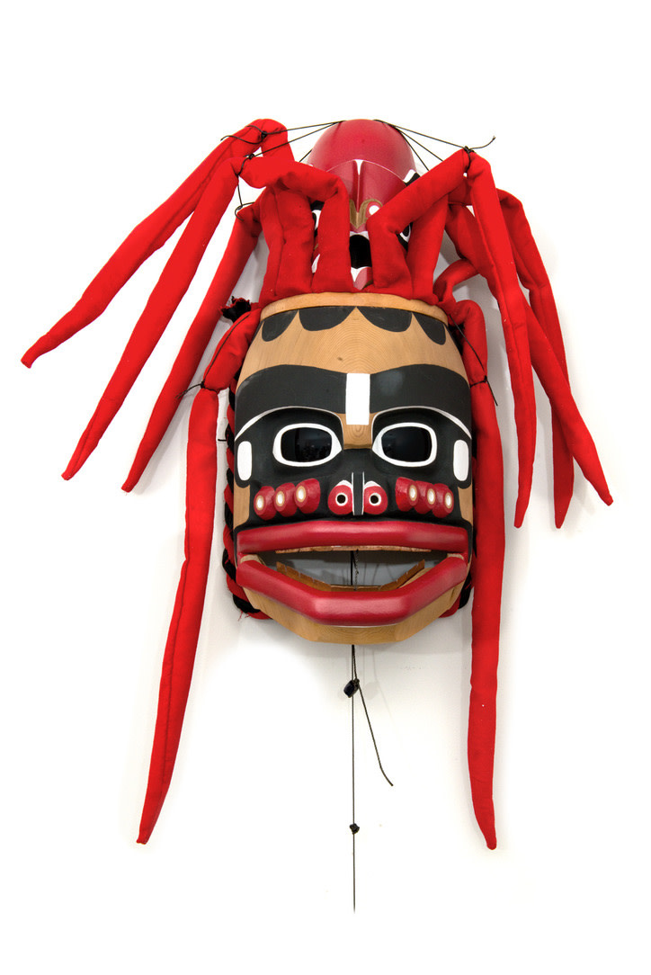 SOLD   Native American Art Octopus Mask