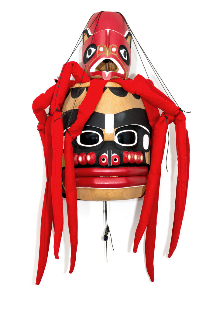 CUSTOM ORDER   Native American Art Octopus Mask