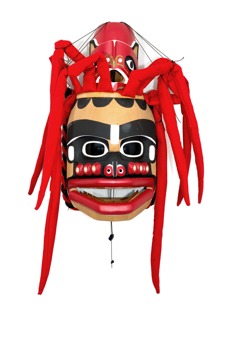 SOLD   Native American Art Octopus Mask