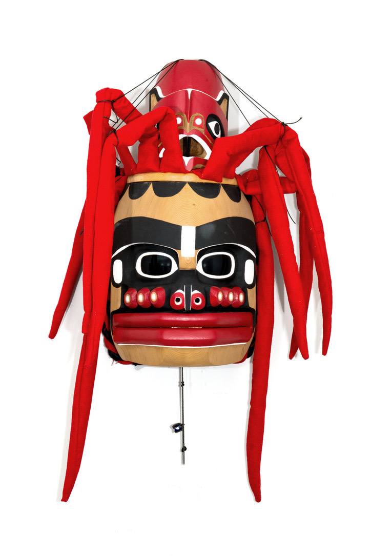 SOLD   Native American Art Octopus Mask