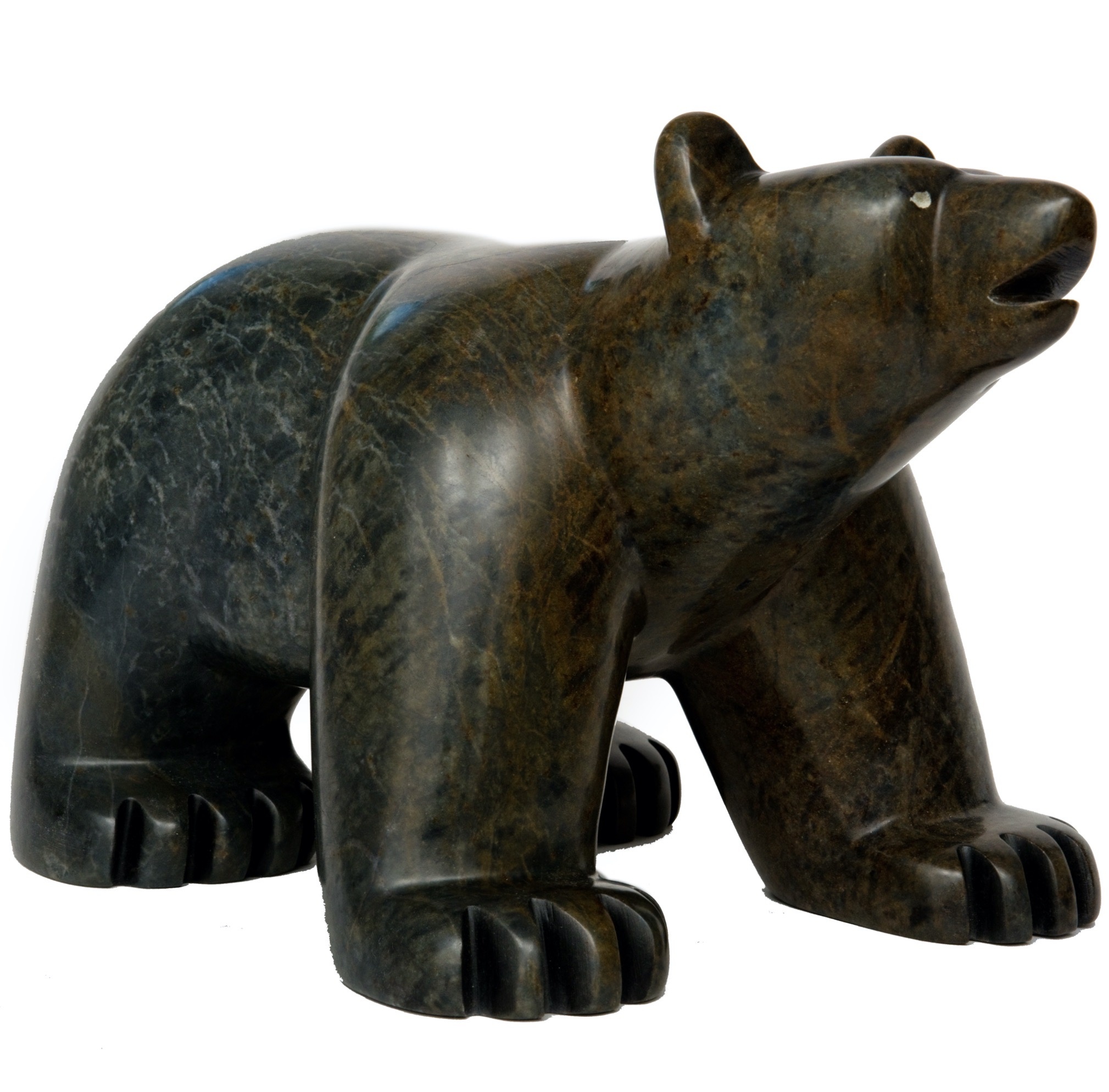 Very Large Soapstone Bear (Cree).