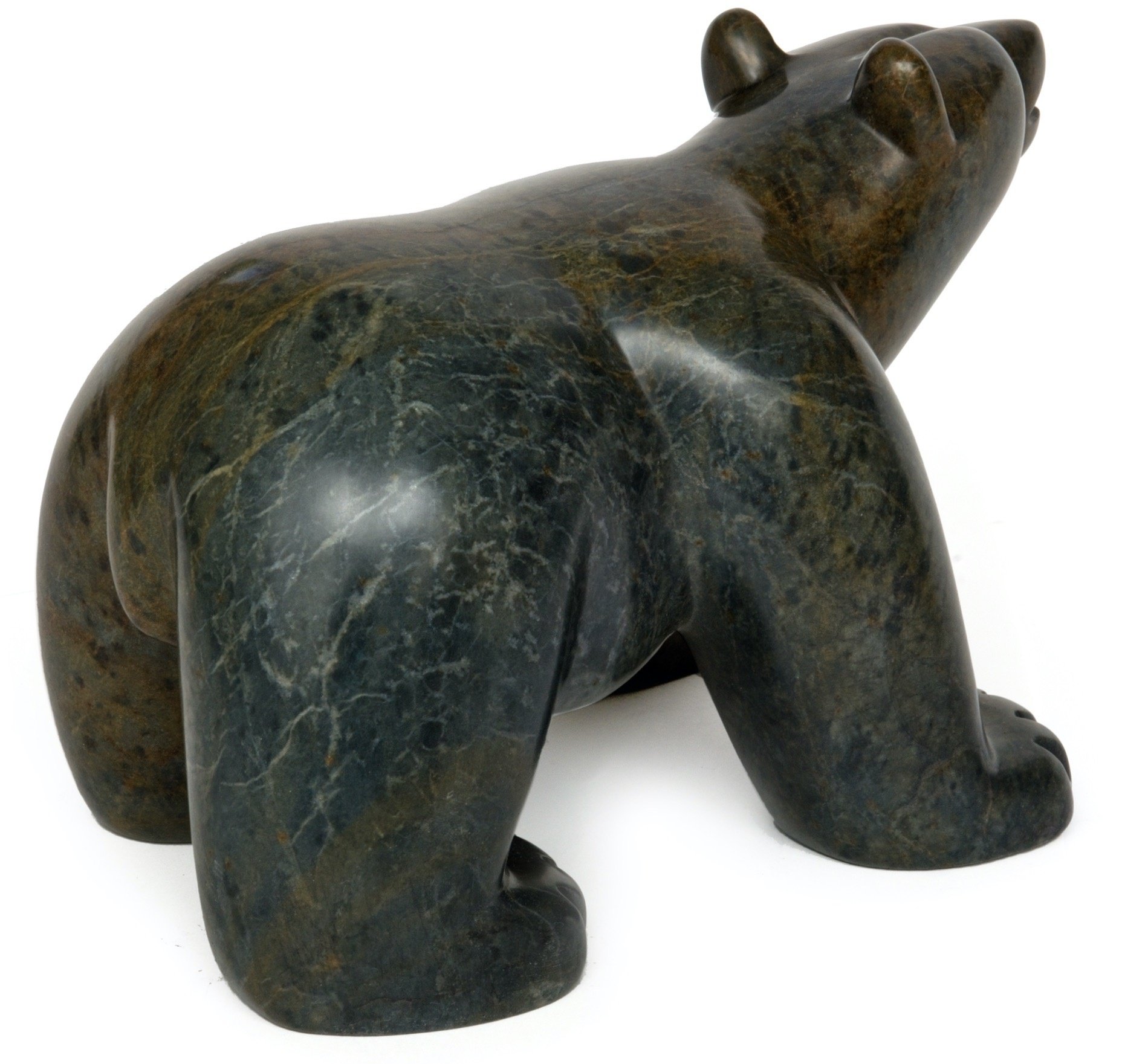 Very Large Soapstone Bear (Cree).