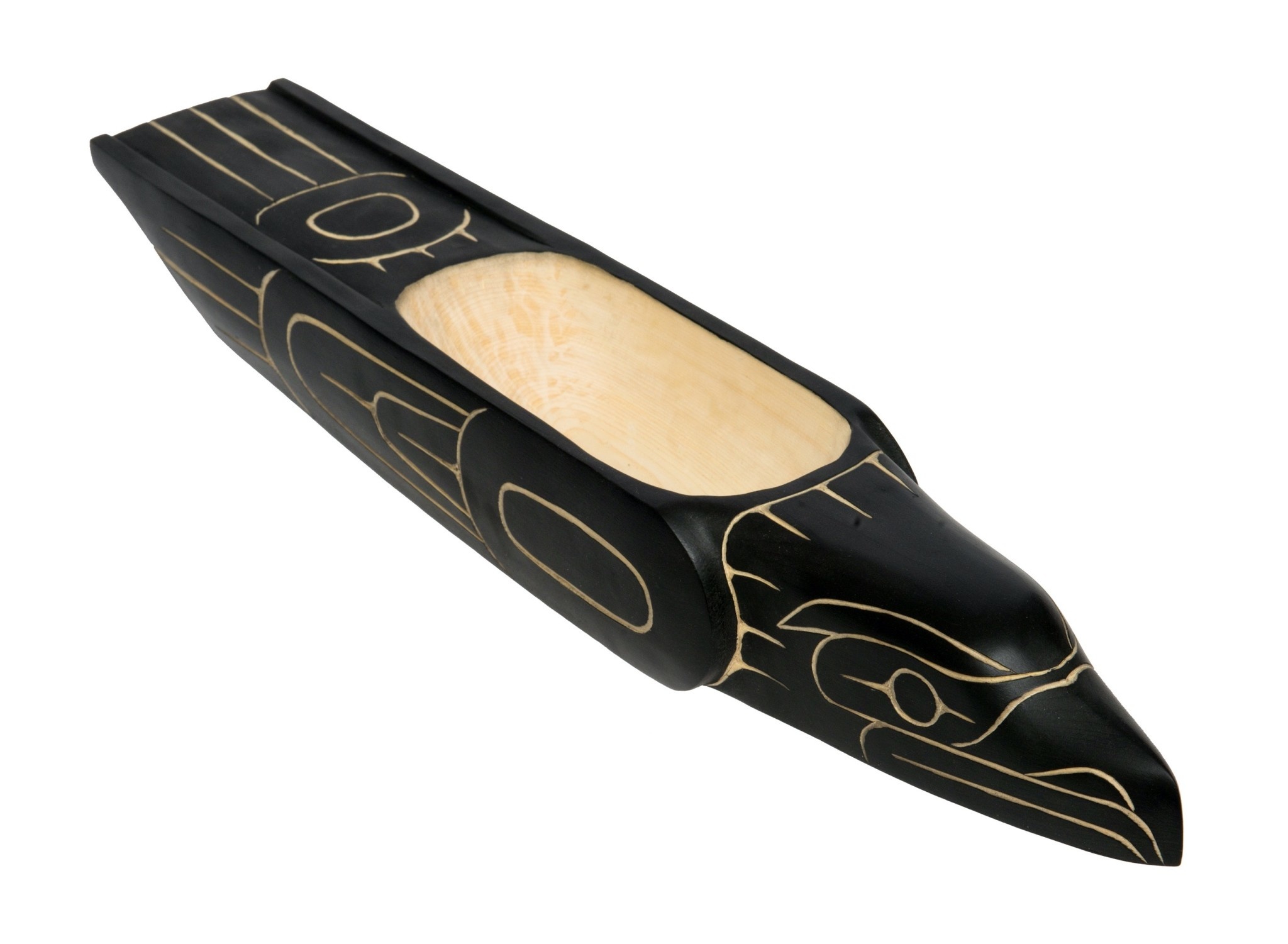SOLD  Coast Salish Raven bowl