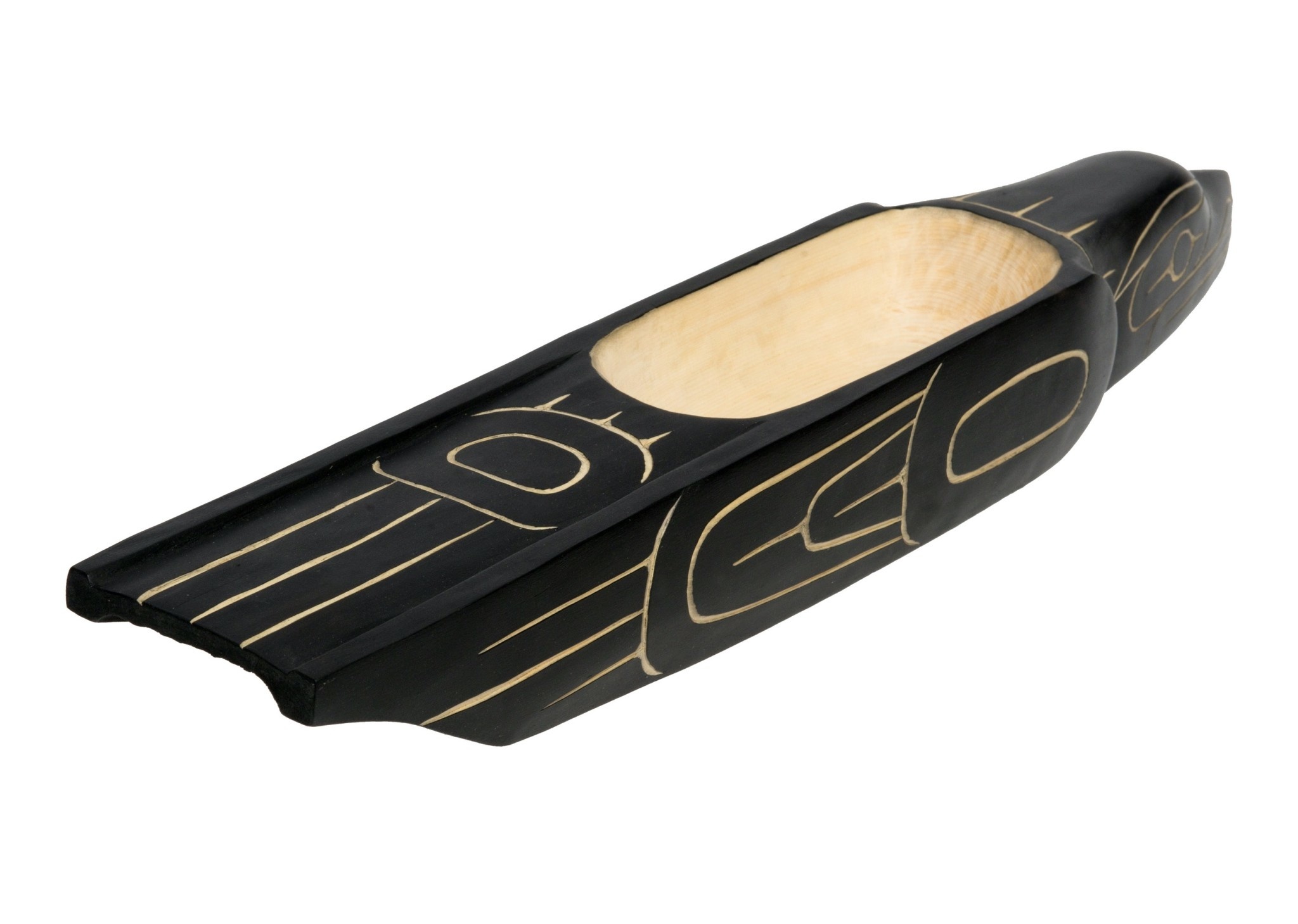 SOLD  Coast Salish Raven bowl