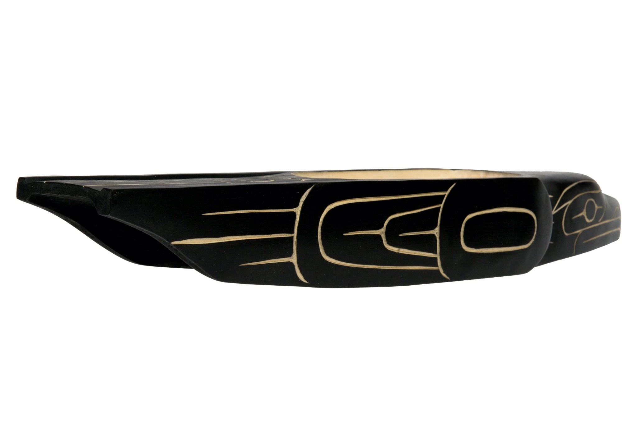SOLD  Coast Salish Raven bowl
