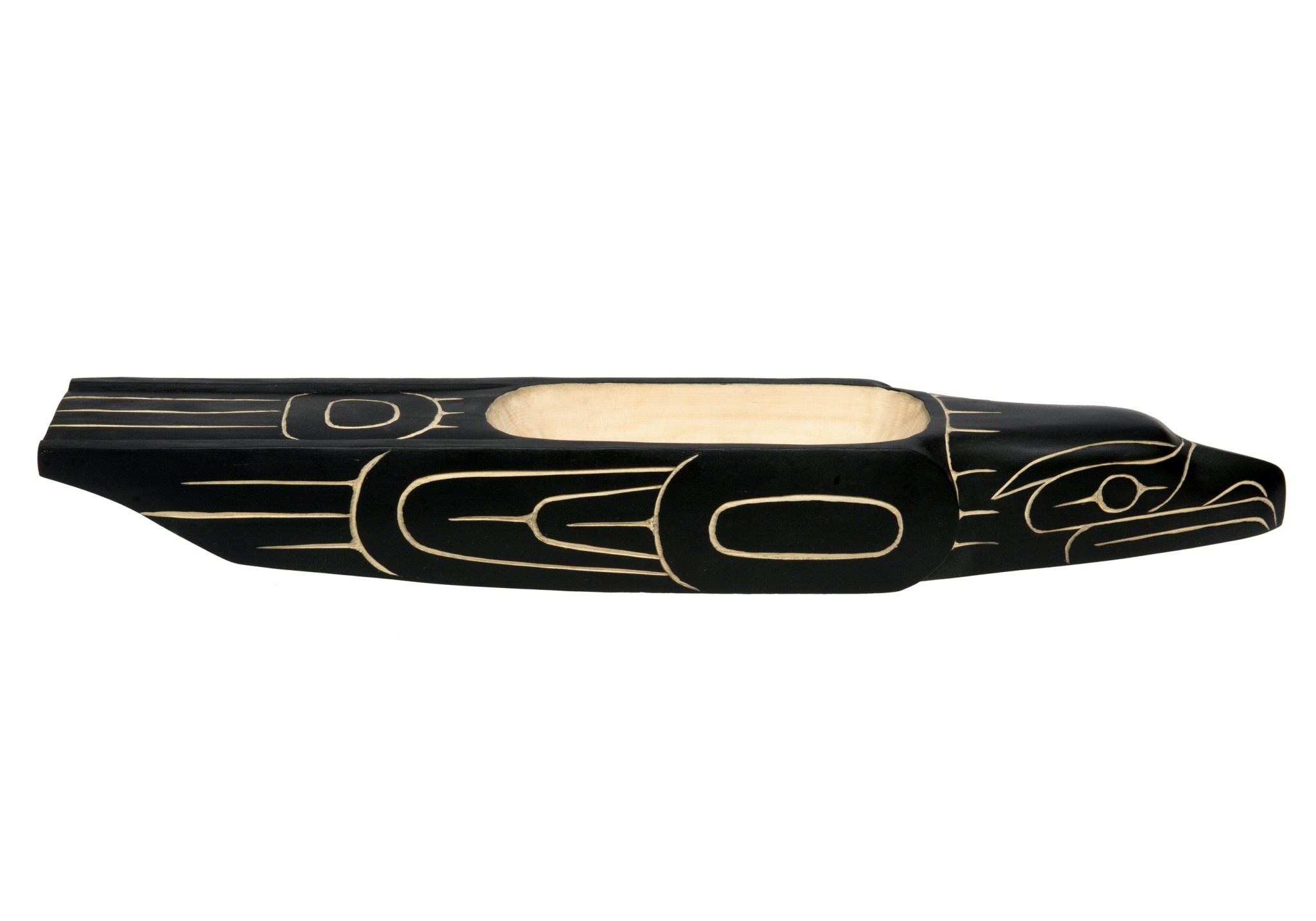 SOLD  Coast Salish Raven bowl