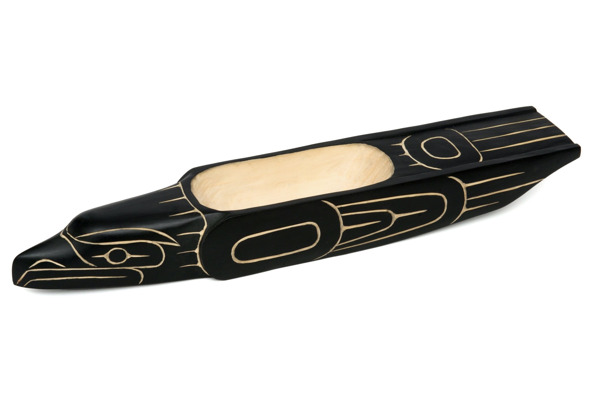 SOLD  Coast Salish Raven bowl