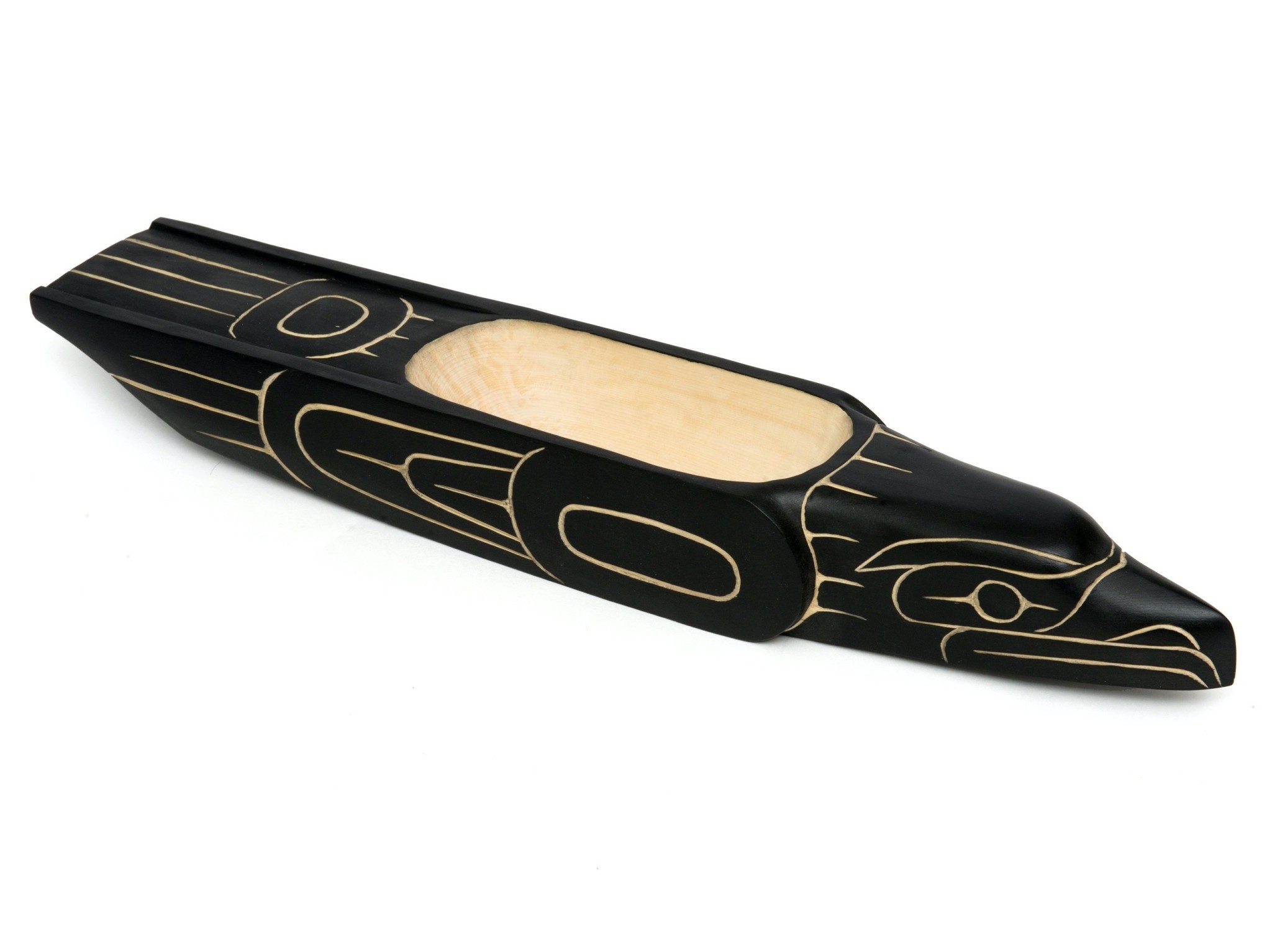SOLD  Coast Salish Raven bowl