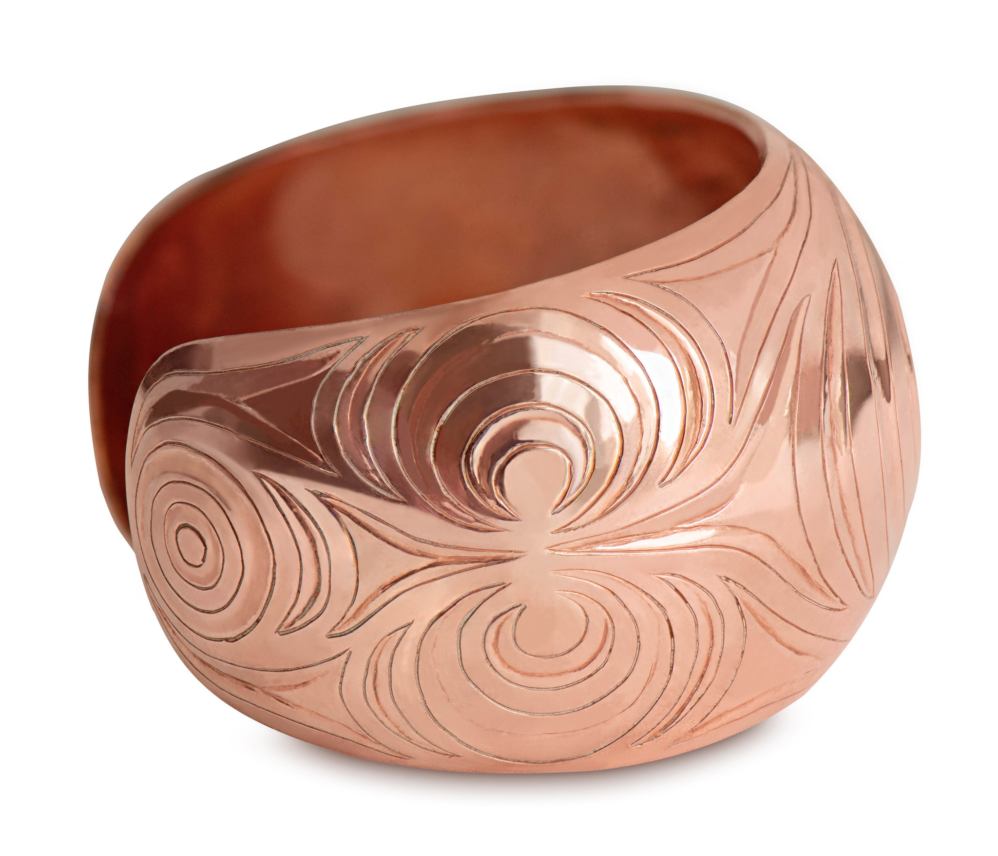 SOLD  Coast Salish Copper Bracelet