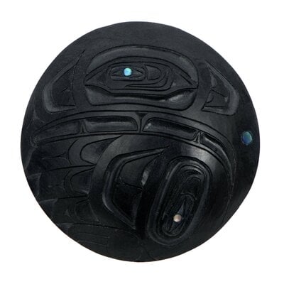 CUSTOM ORDER  Haida Argillite Eagle Pendant