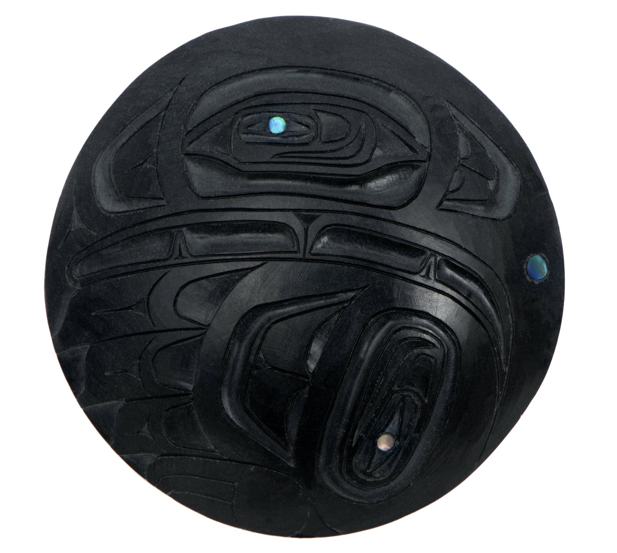 CUSTOM ORDER  Haida Argillite Eagle Pendant