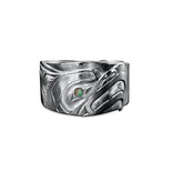 Silver Kwak'waka'wakw Repousse Thunderbird Ring