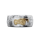 3/8" wide Thunderbird Ring by Charles Harper