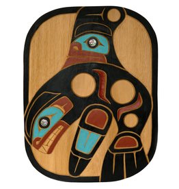 CUSTOM ORDER  Coast Salish Orca Panel