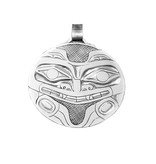 SOLD  Haida Argillite Orca Bear Pendant