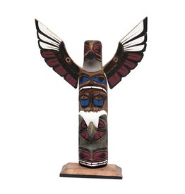 CUSTOM ORDER  Northwest Coast Totem Pole 12"