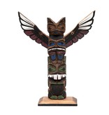 CUSTOM ORDER  Northwest Coast Totem Pole 12"