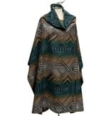 Tumbling Gems Funnel  Kneck Poncho by Pendleton