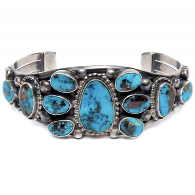 Eleven Stone Turquoise Bracelet