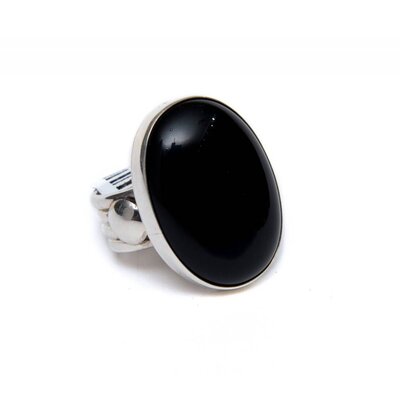 Southwestern Black Onyx Ring