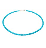 Turquoise Necklace by Shaun Slagle (Navajo).