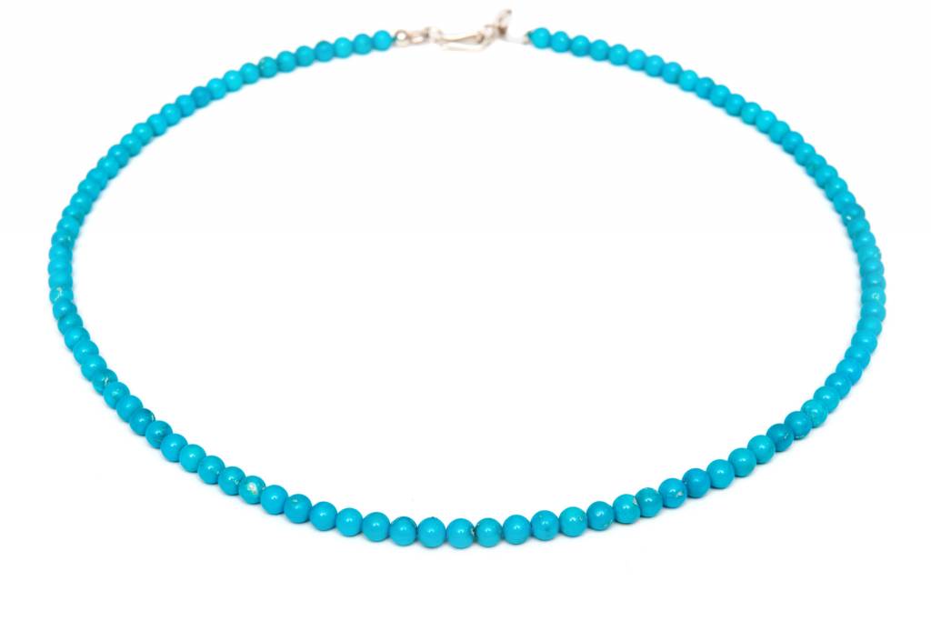 Turquoise Necklace by Shaun Slagle (Navajo).