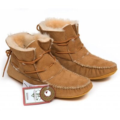 Sheepskin Ankle Moccasin